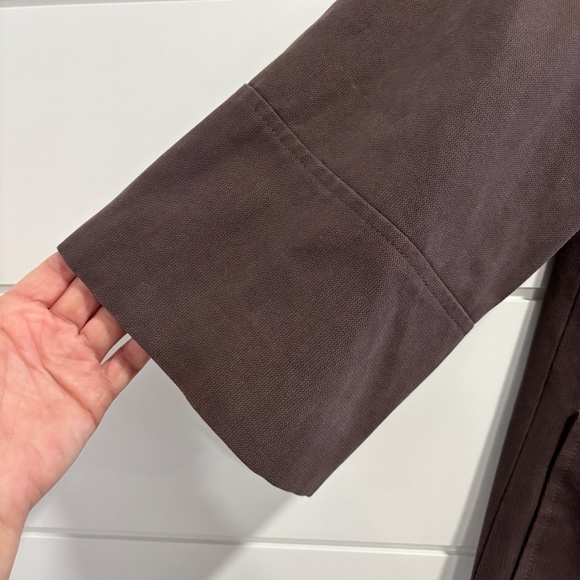 Kookai lined 3/4 sleeve cotton jacket size 34 - Picture 4 of 16